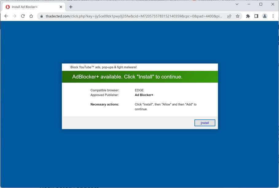 Image: Thadected.com Ads