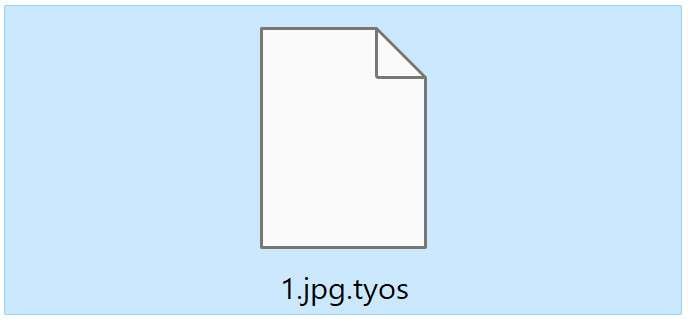 Image: TYOS Files Encrypted