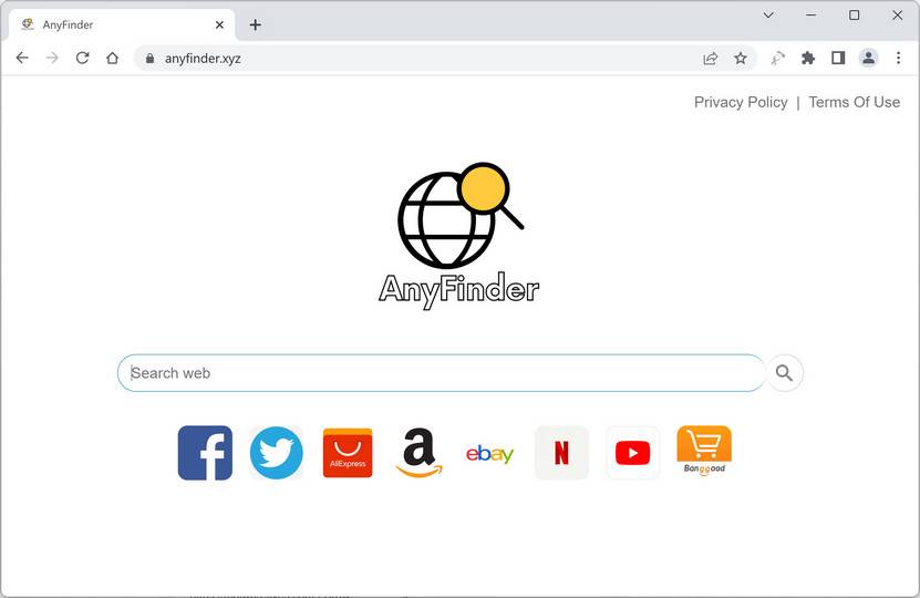 Image: AnyFinder.xyz Browser Hijacker