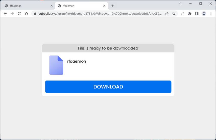 Image: File Is Ready To Be Downloaded Scam