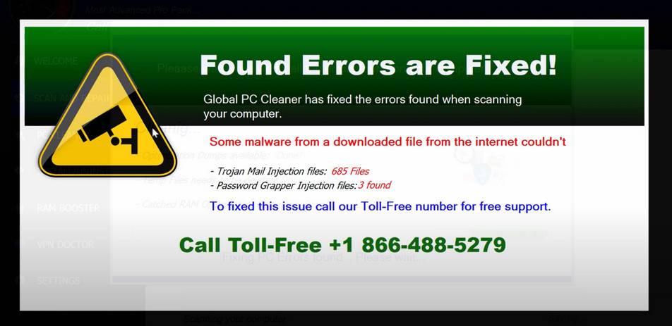 Global PC Cleaner Pro Scam