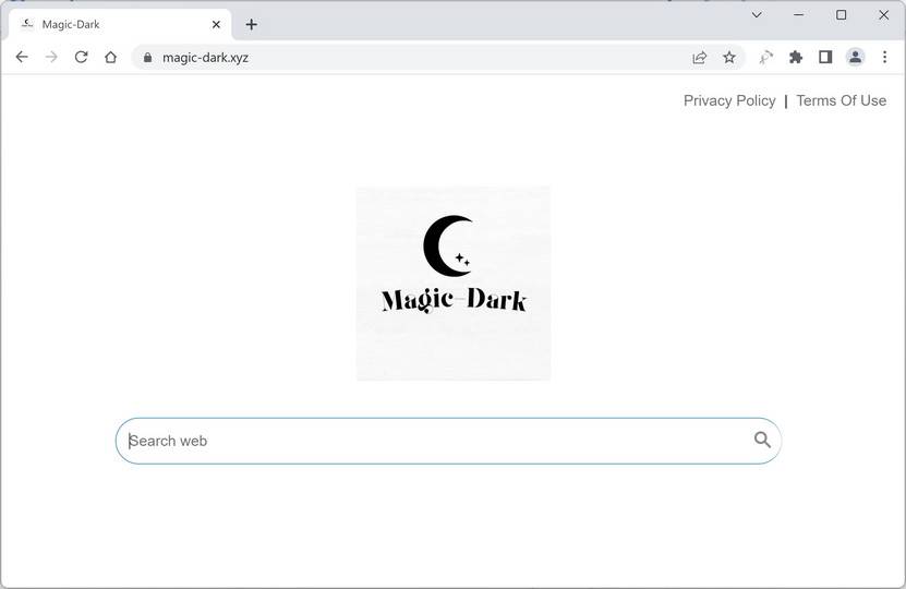 Image: Magic-Dark.xyz Browser Hijacker