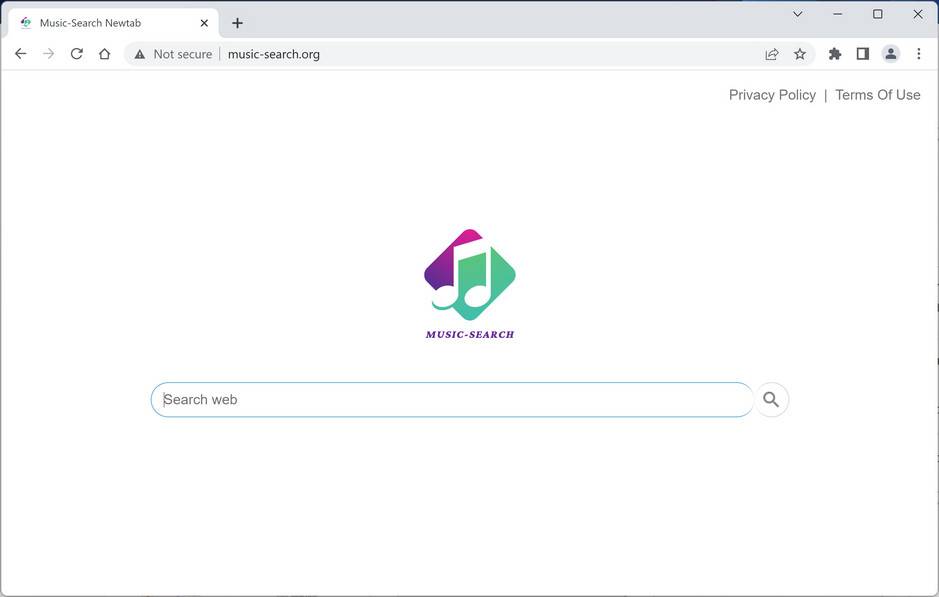 Image: Music-Search.org Browser Hijacker