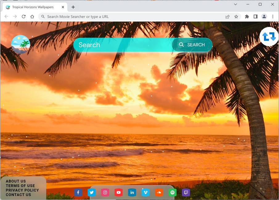 Image: Tropical Horizons Wallpapers Chrome new tab page