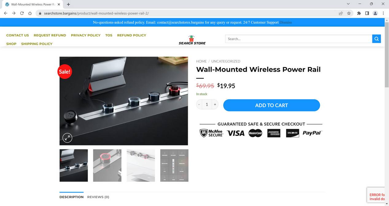 searchstore.bargains Scam