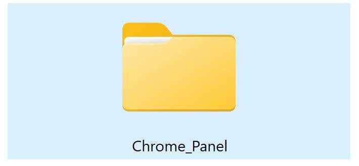 Chrome_Panel Folder Virus
