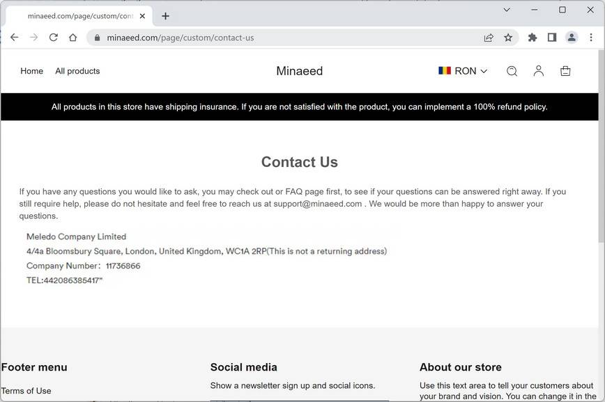 Minaeed.com Scam