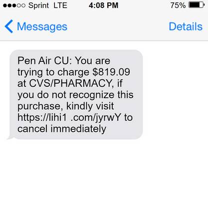 Pen Air CU scam