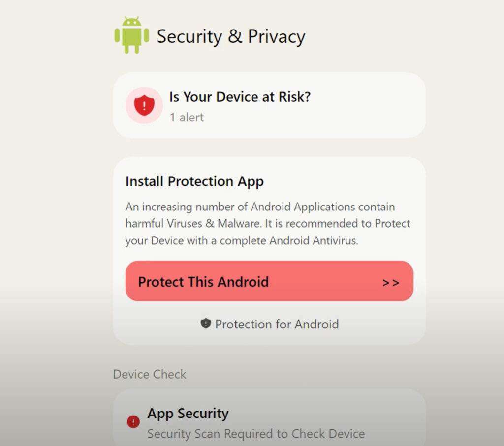 Protection-suite.com ad