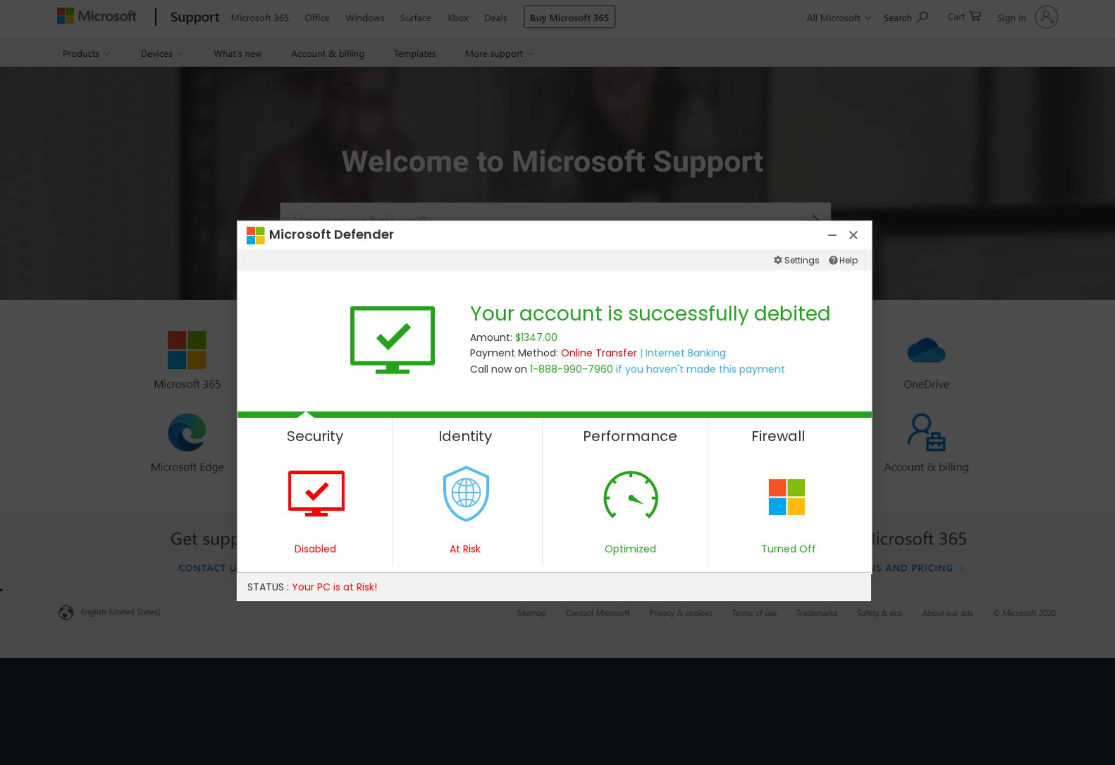 Your Account Is Successfully Debited Scam