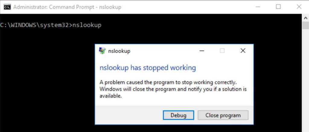 NSLookup virus