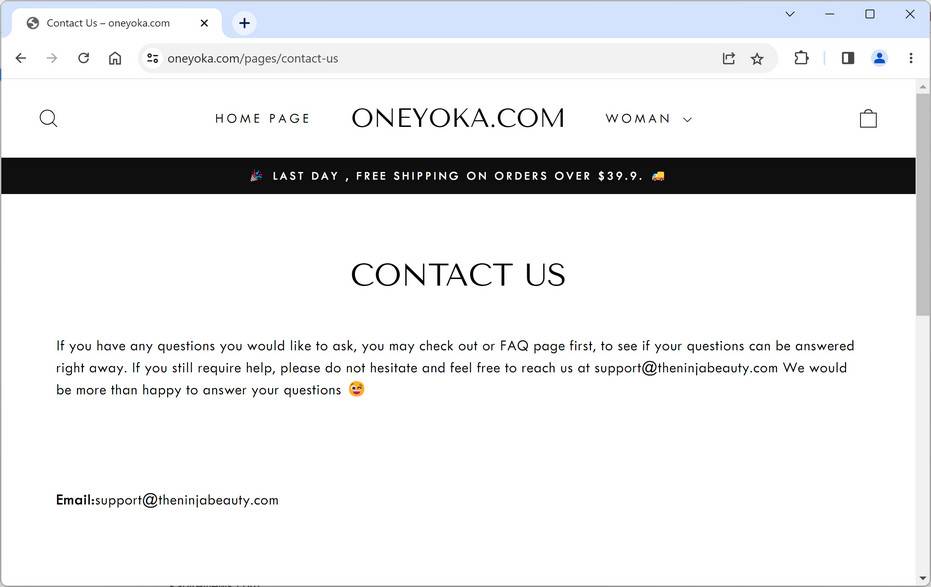 Oneyoka.com scam