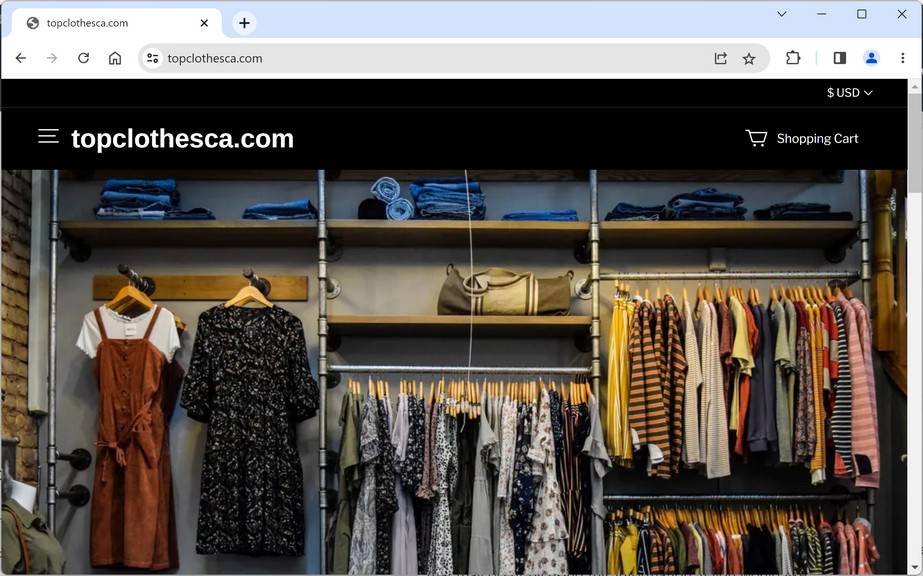 Topclothesca.com scam