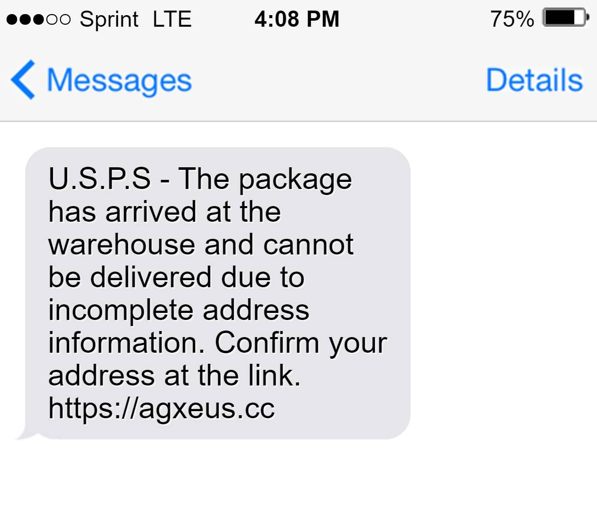 Beware Of The USPS “Package Has Arrived At The Warehouse” Scam