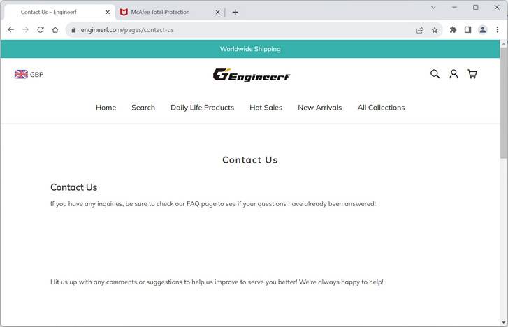 image Engineerf.com scam