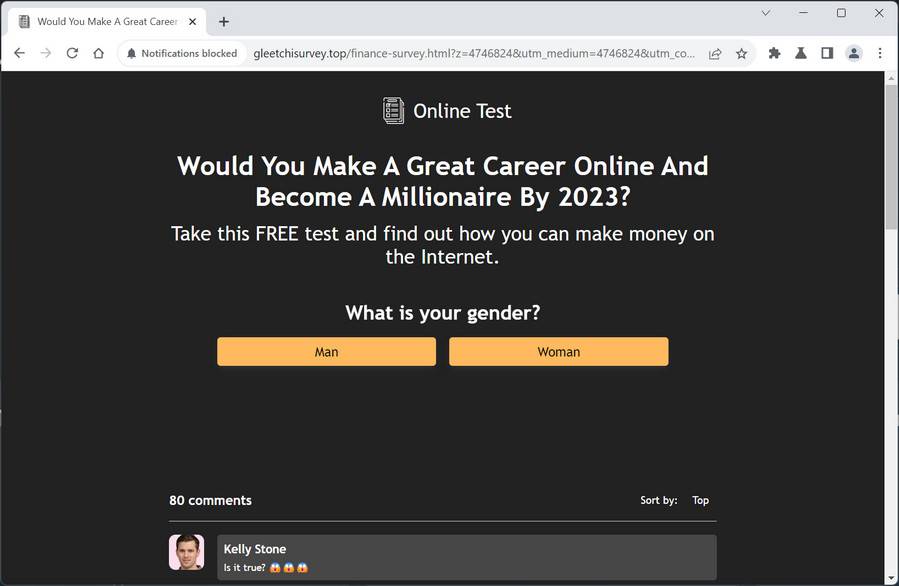 image Gleetchisurvey.top ad