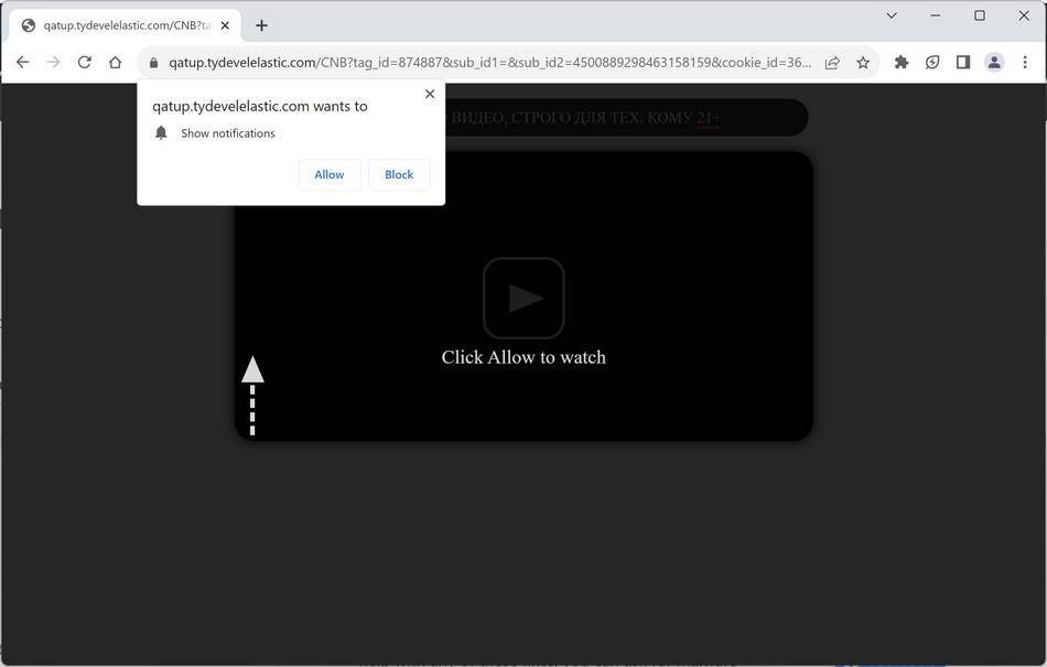 Tydevelelastic.com ad