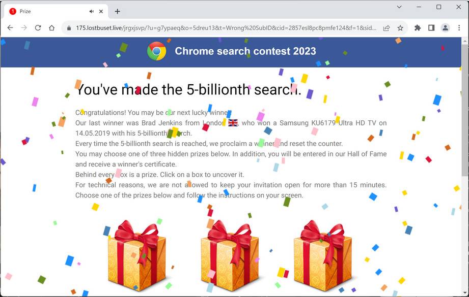 lostbuset.live adware