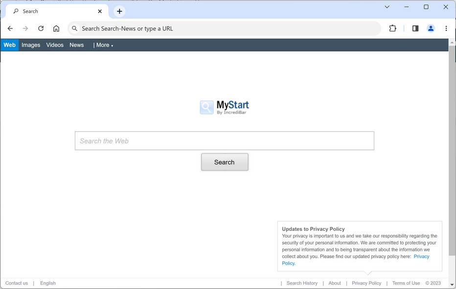mystart.incredibar.com redirect