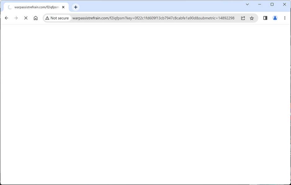 warpassistrefrain.com ad