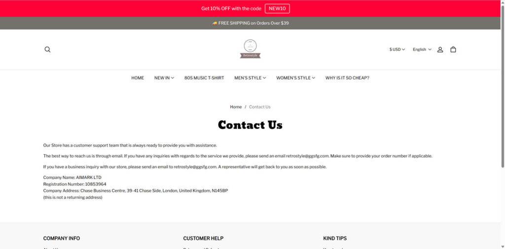 Retrostyle.online scam