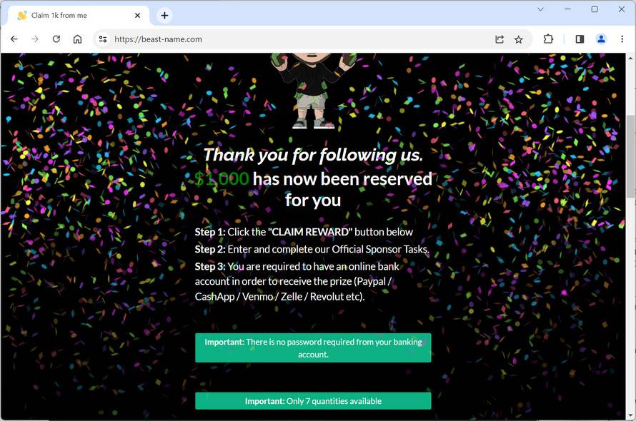 Beast-Name.com scam