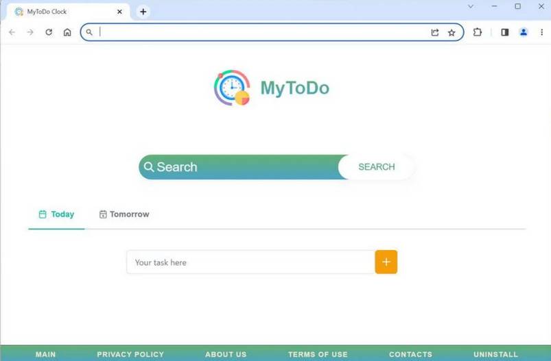 MyToDo browser hijacker