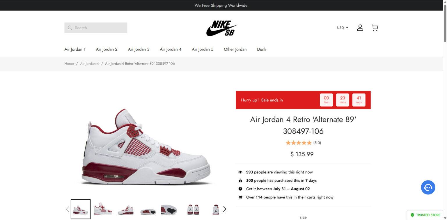 Beware Of Scam Sites Selling Fake Cheap Nike Air Jordans