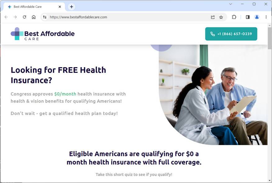 bestaffordablecare.com scam