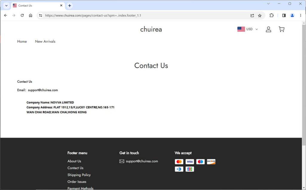 chuirea.com scam