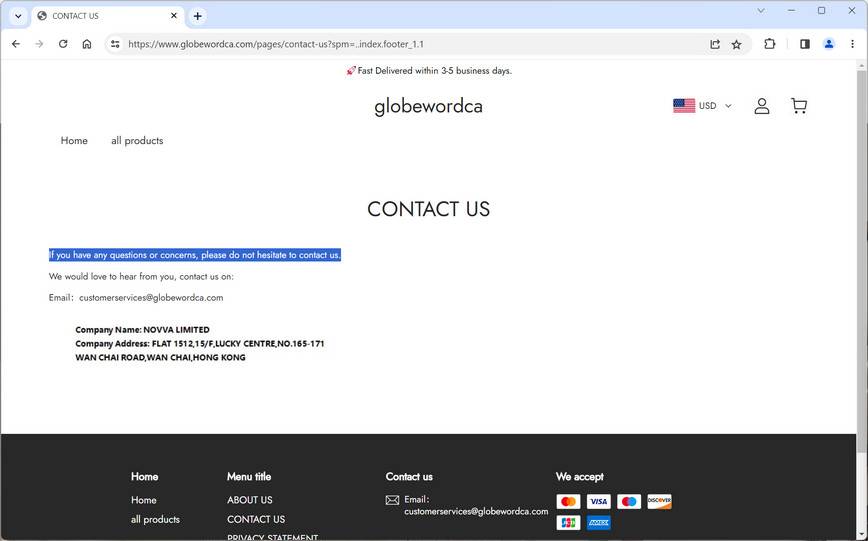 globewordca.com scam
