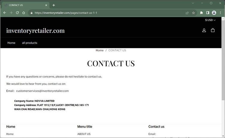 inventoryretailer.com scam