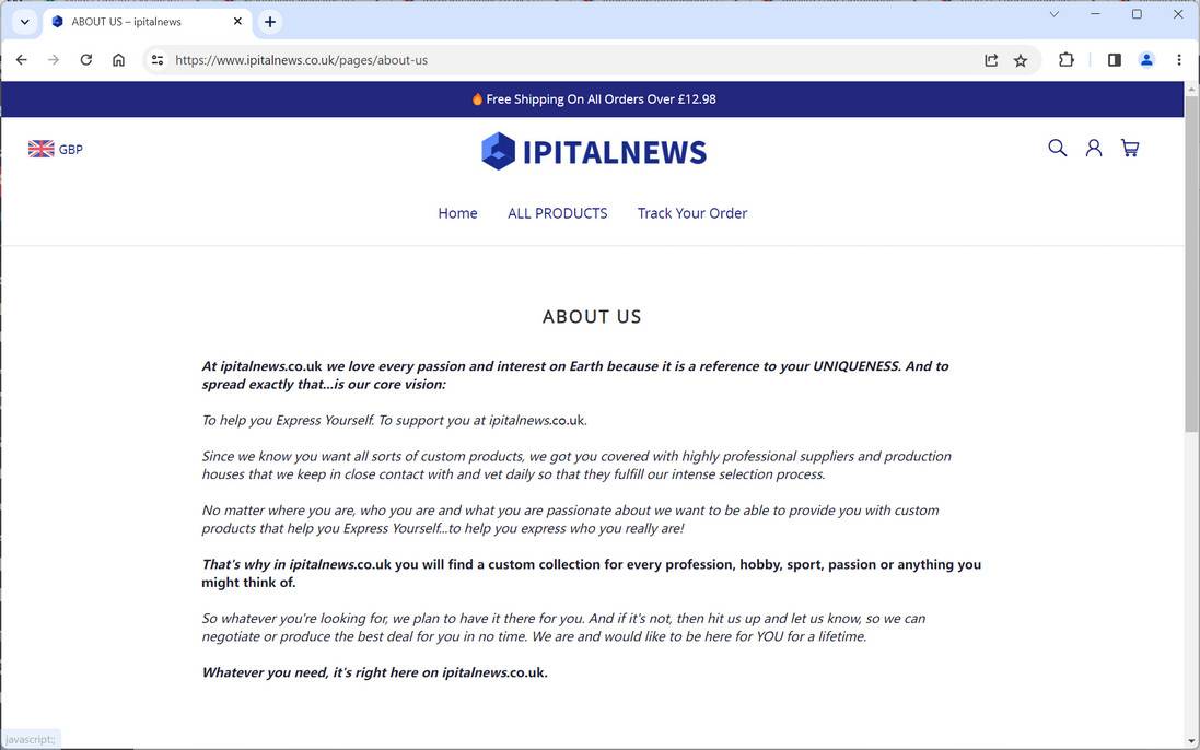 ipitalnews.co.uk scam