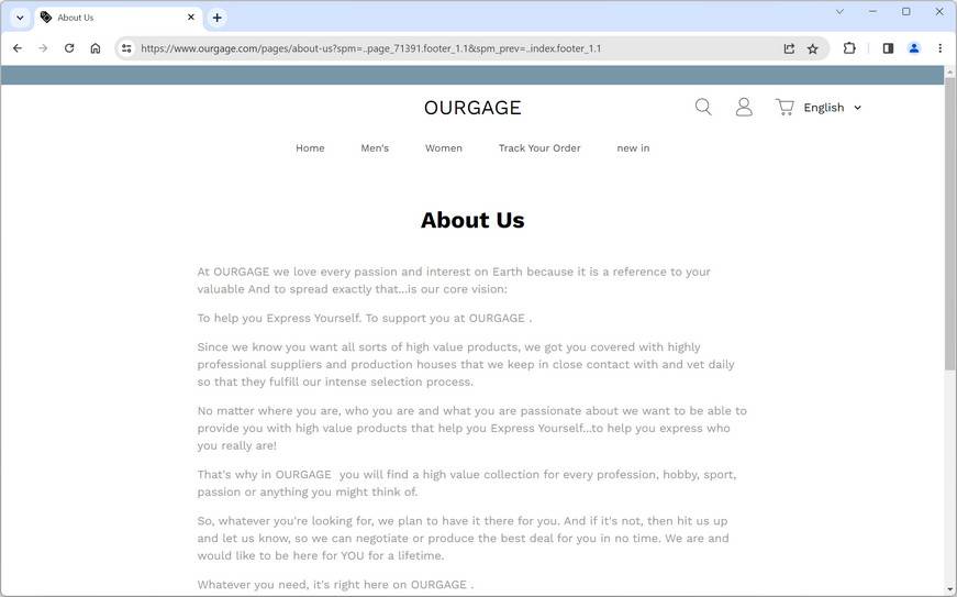 ourgage.com scam