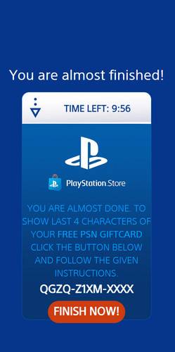 Free best sale playstation gift