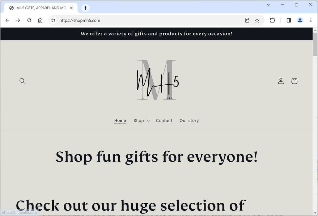shopmh5.com scam