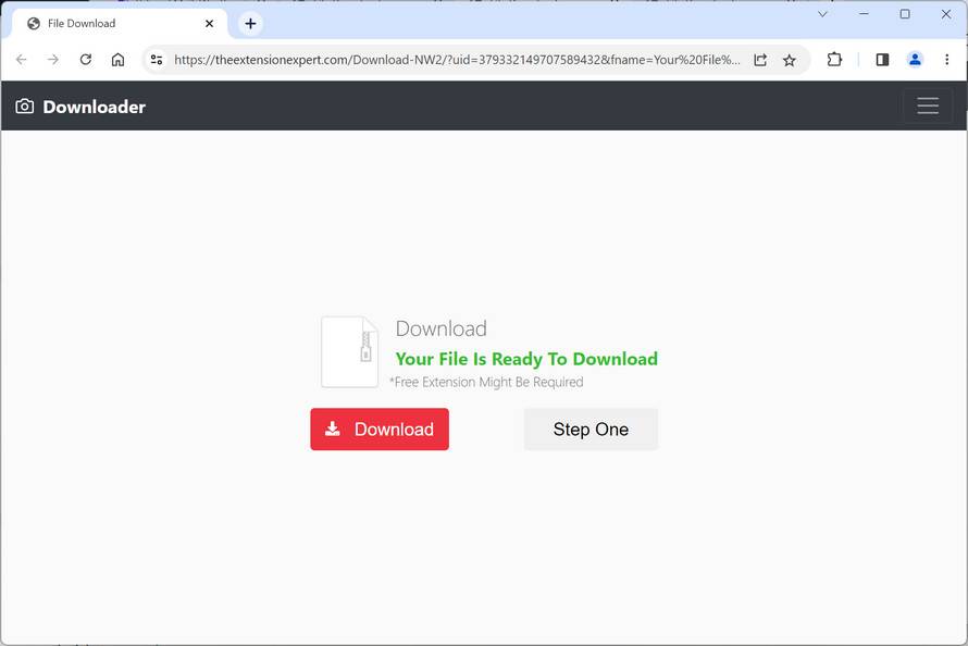 theextensionexpert.com scam