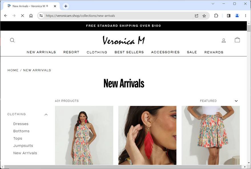 veronicam.shop scam