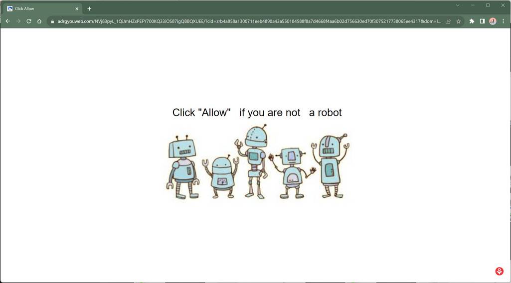 Adrgyouweb.com malware