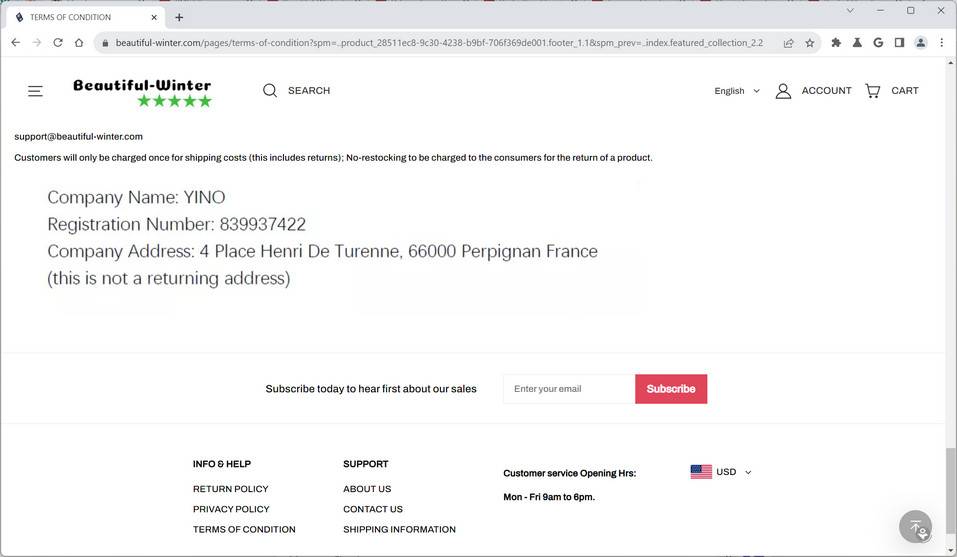 Beautiful-Winter.com Scam