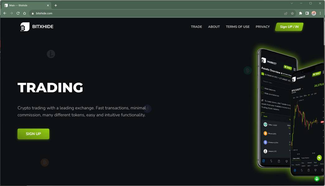 Bitxhide Crypto scam