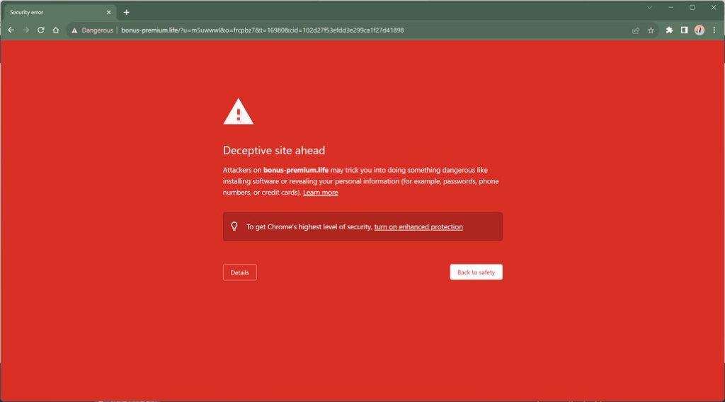 Bonus-premium.life malwar