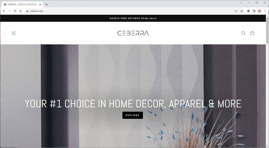 Ceberra.com china scam
