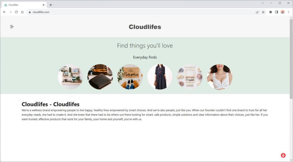 Cloudlifes.com fake details