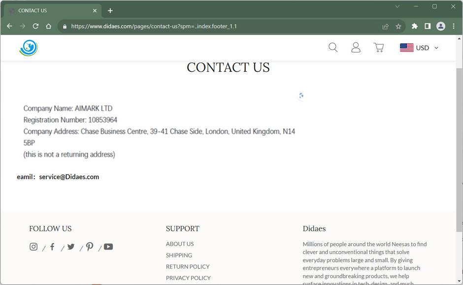 Didaes.com Scam