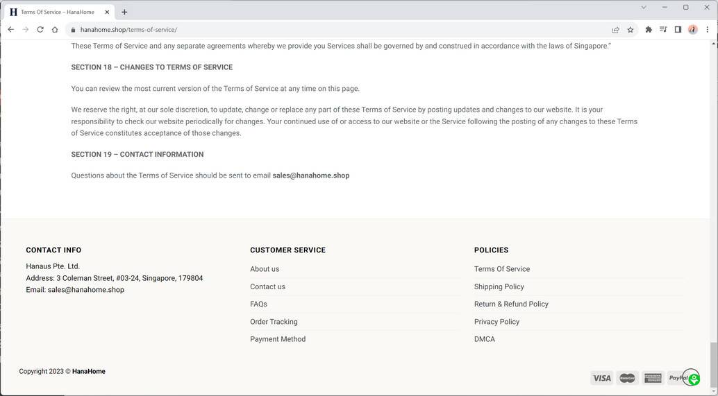 Hanahome.shop china fakedetails