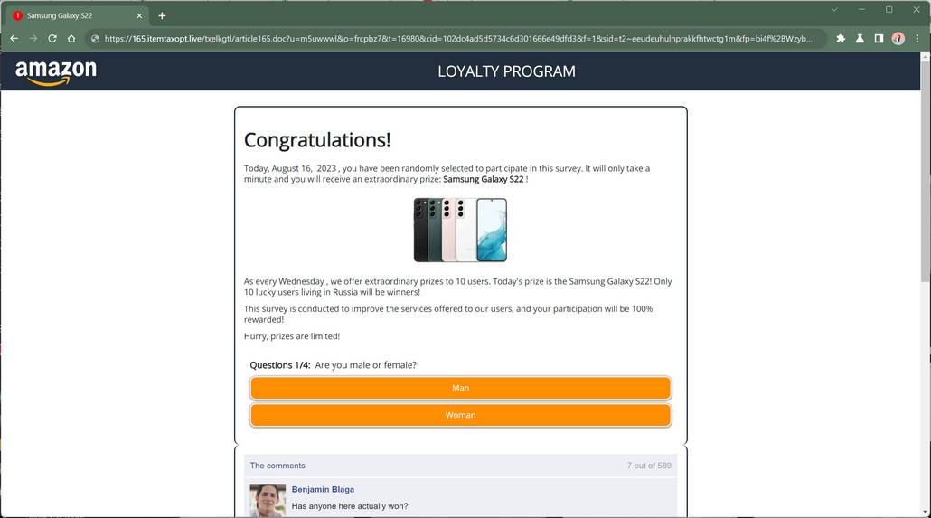 Itemtaxopt.live malware