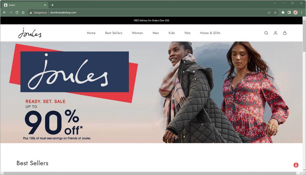 Joules Clearance Sale Scam - Don't Fall For This Trick