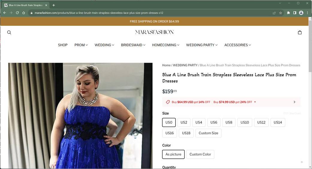 Marasfashion.com china scam