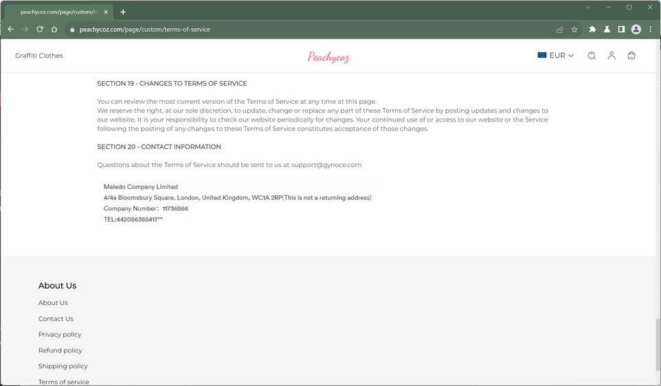 Peachycoz.com malware